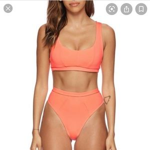 Beach bunny Layla xxl top, m bottom NWT high waist